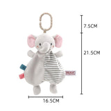 Doudou a forma di animali con sonaglio