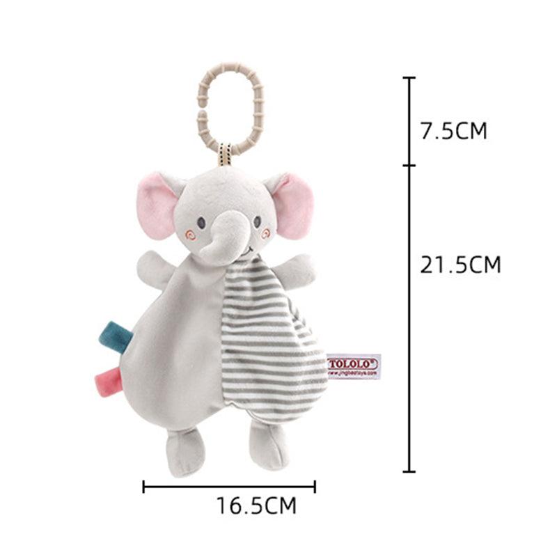 Doudou a forma di animali con sonaglio