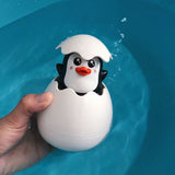 Giocattolo da Bagno a Forma di Uovo per Neonati con Motivi Adorabili