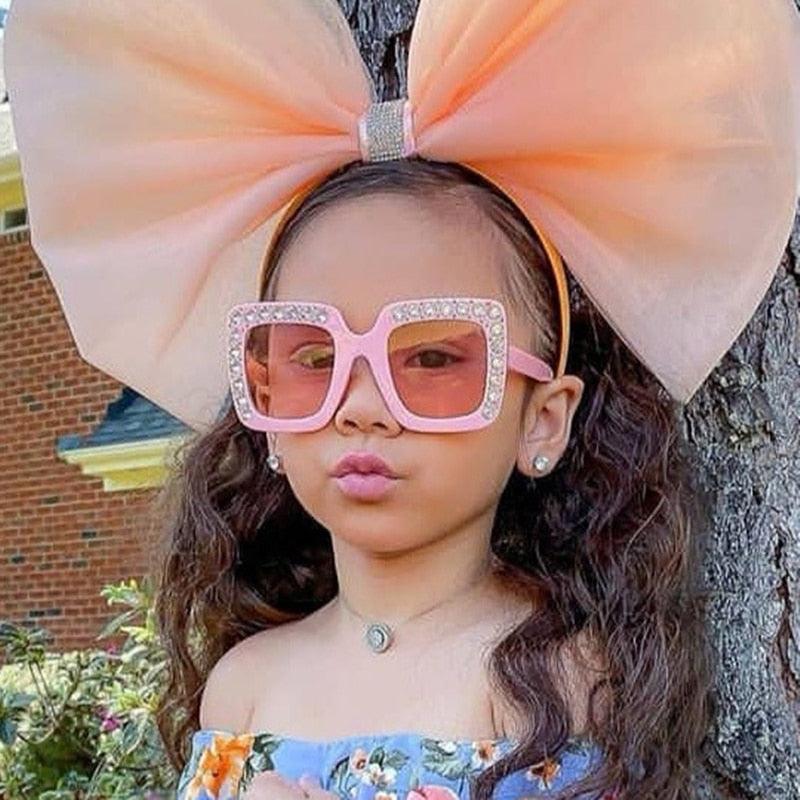 Oversized Diamond Sunglasses for Kids