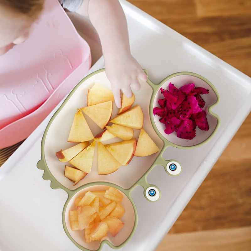 Kit Repas Bébé en Forme de Crabe