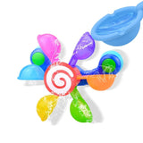 Ruota ipnotica colorata per il bagno