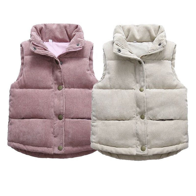 Children's Sleeveless Padded Vest