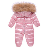 Combinaison Ski Bébé avec Capuche Fourrure