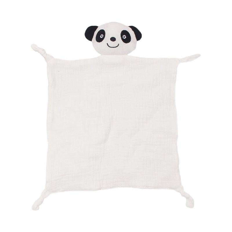 Doudou panda in cotone per neonato