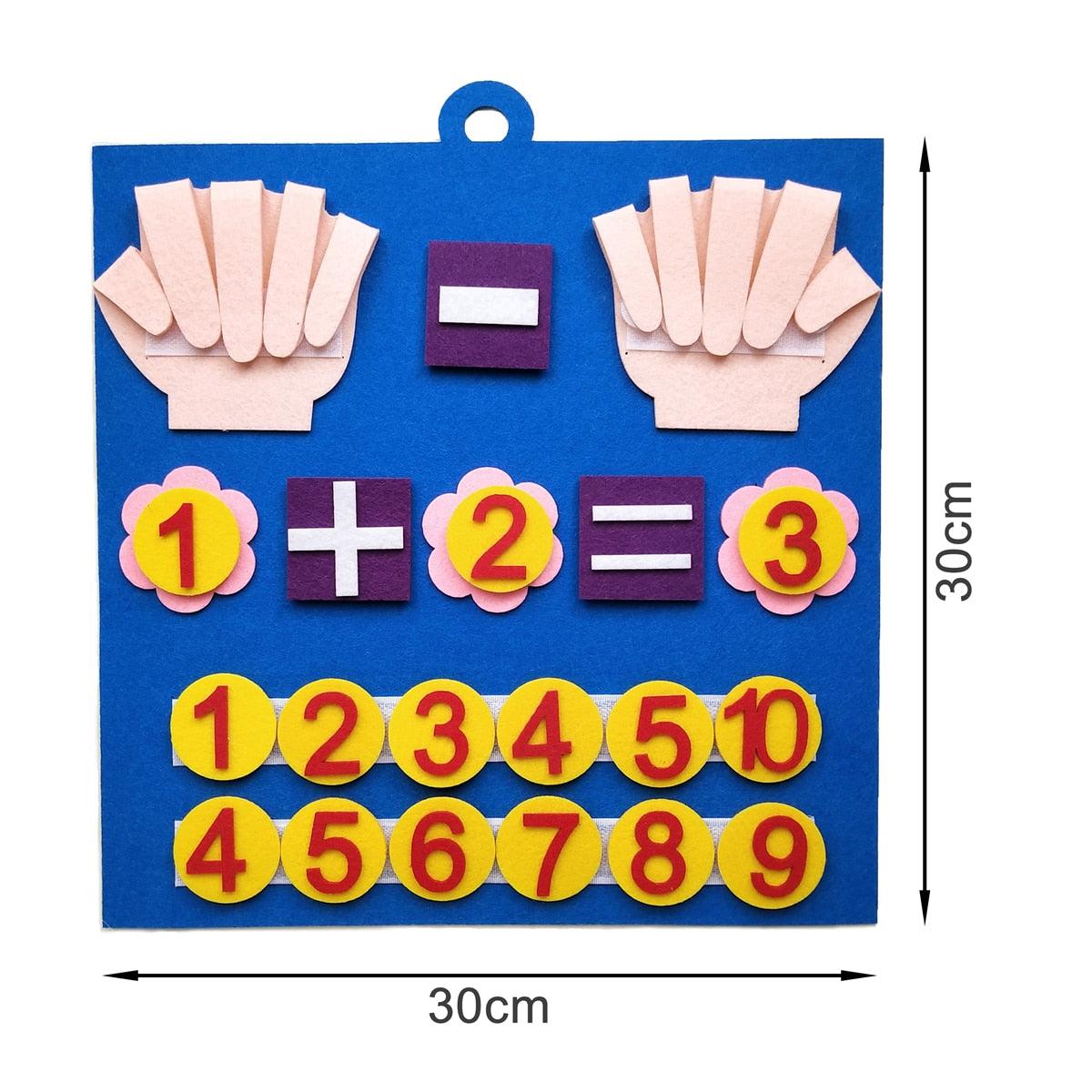 Tavola di Conteggio Montessori per Neonati