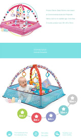 Cadre de Fitness pour bébé, couverture de jeu rampant, tapis éducatif multifonctionnel, clôture, couverture rampante, tapis pour nourrissons, jouets d'éveil