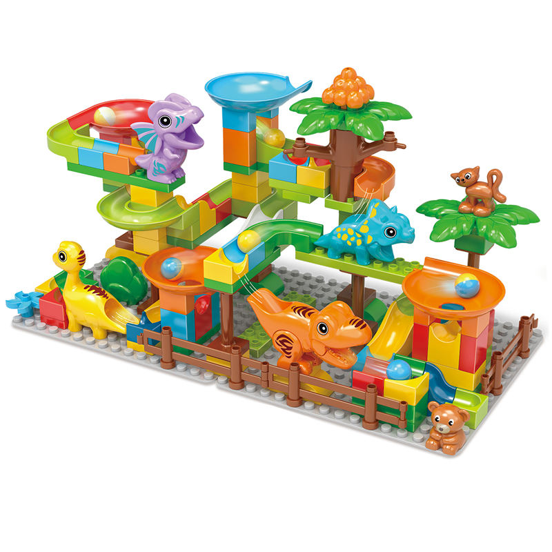 Pista di Biglie Dinosauro per Bambini