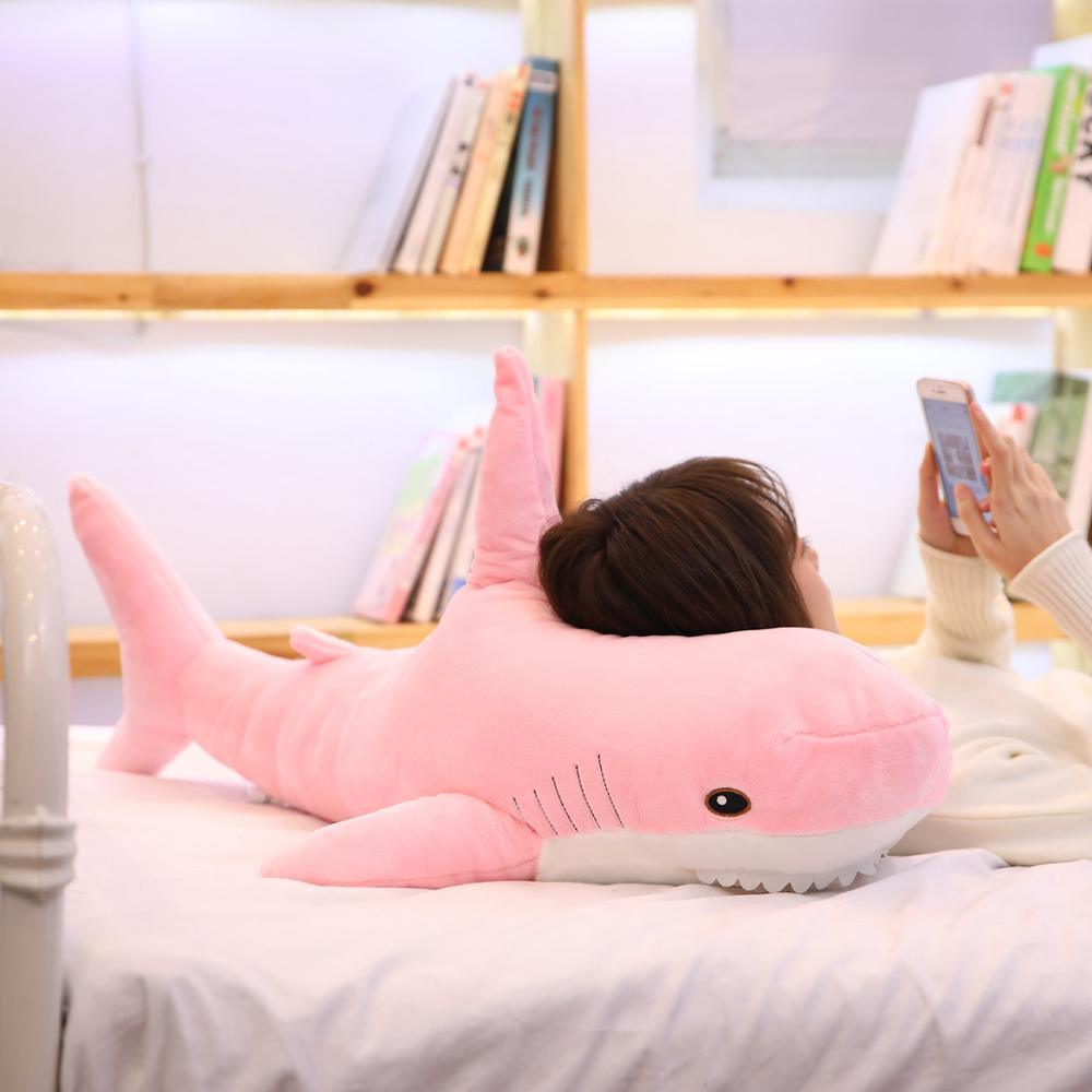 Grande peluche di squalo per bambini