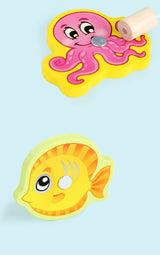 Jouets de Pêche aux poissons magnétiques Montessori