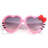 Lunette de soleil en coeur et noeud de papillon