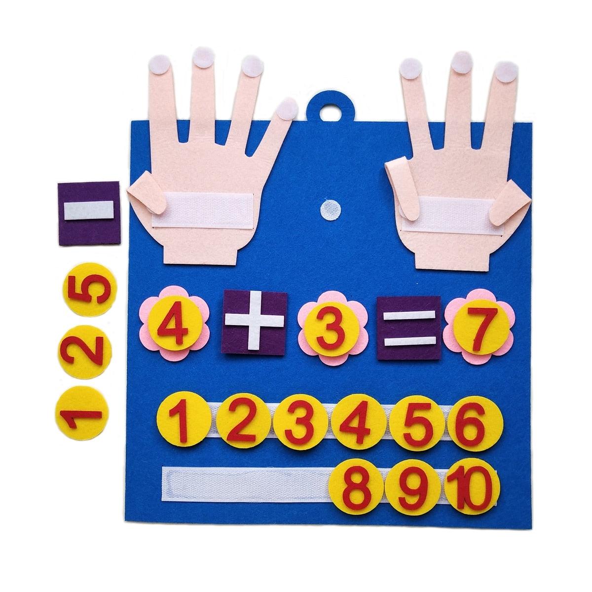 Tavola di Conteggio Montessori per Neonati