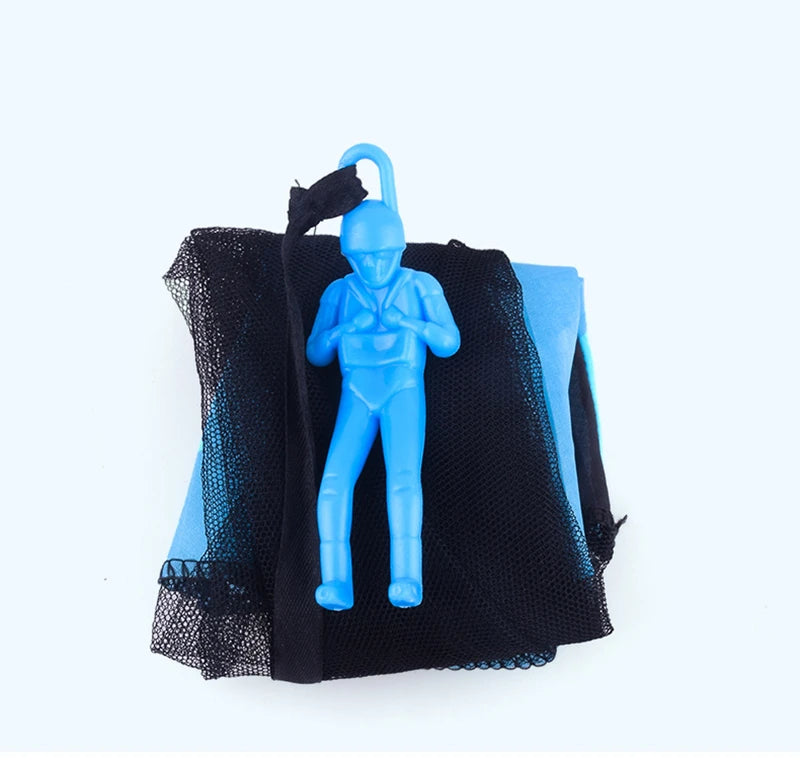 Flying Hand Toss Parachute for Kids – Fun Outdoor Toy with Soldier Figure