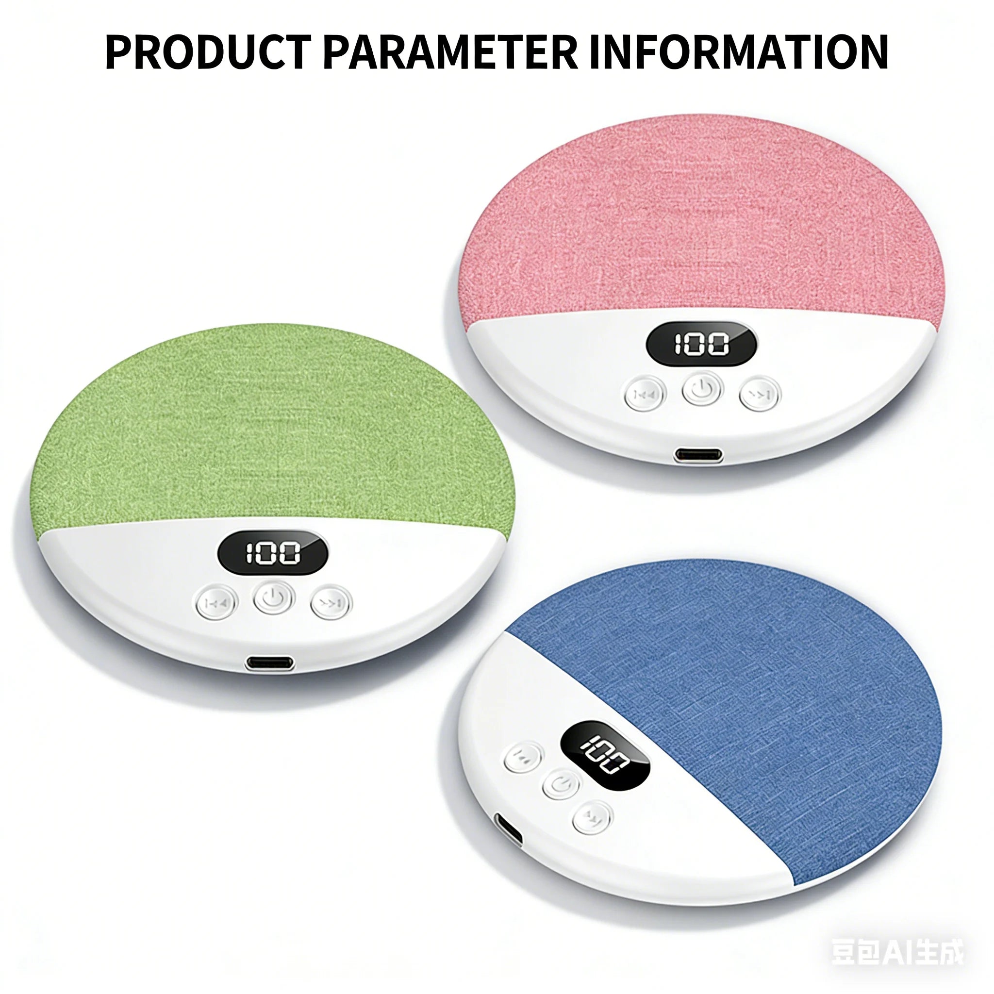 Oreiller haut-parleur à conduction osseuse – bruit blanc et musique douce, Bluetooth