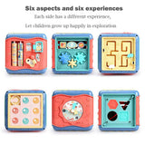 Cube d'Activités Éducatif HexaLearn™ 6-en-1 (Boîte Occupée Interactive)