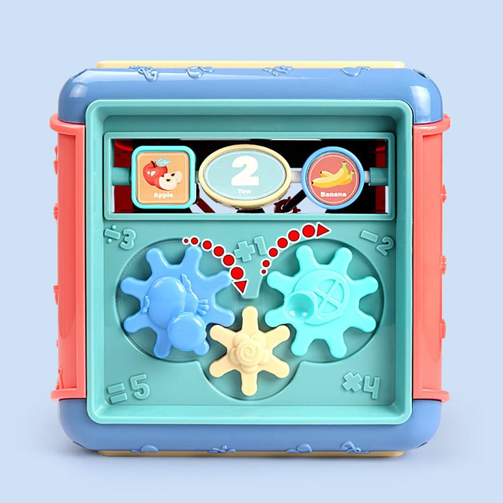 Cube d'Activités Éducatif HexaLearn™ 6-en-1 (Boîte Occupée Interactive)