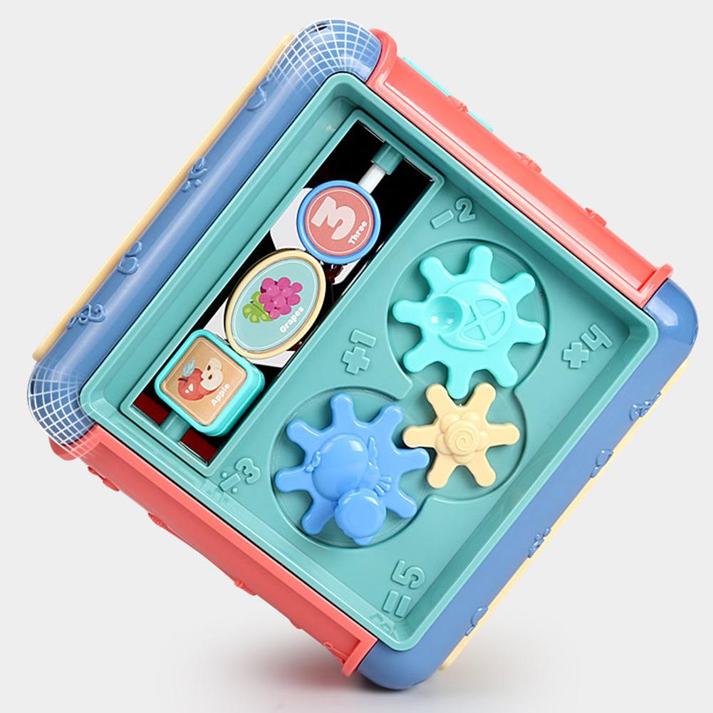 Cube d'Activités Éducatif HexaLearn™ 6-en-1 (Boîte Occupée Interactive)