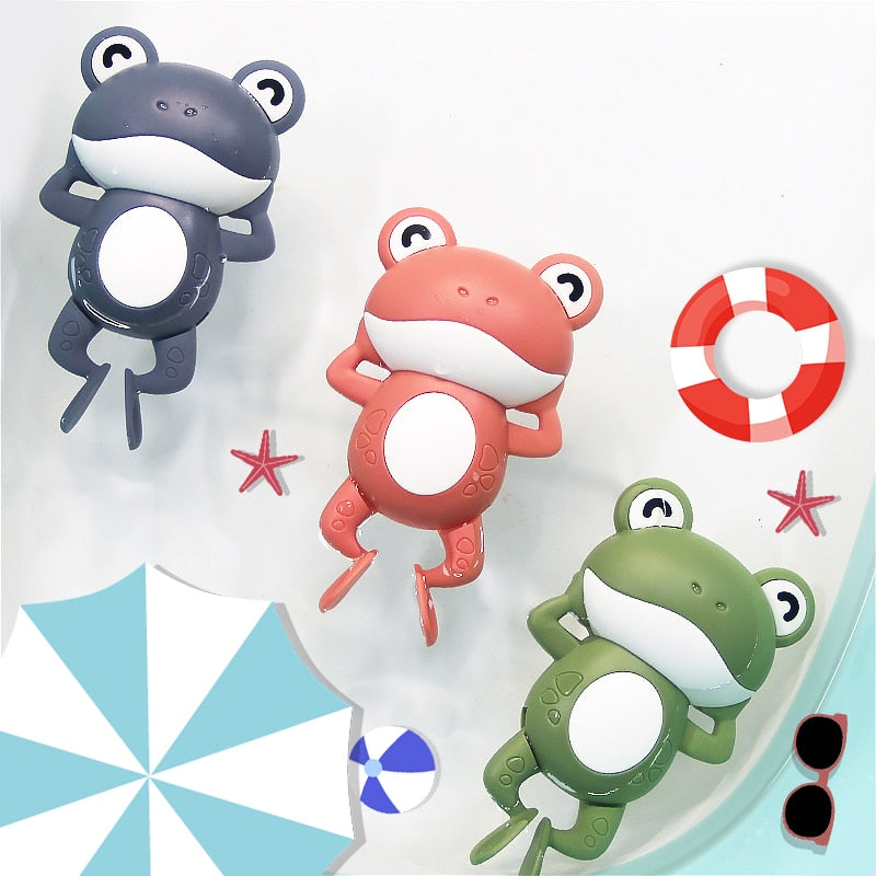 Jouet de Bain Grenouille Nageuse 3 Pièces