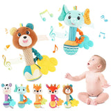 Sonaglino in Peluche con Anello da Dentizione Neonato