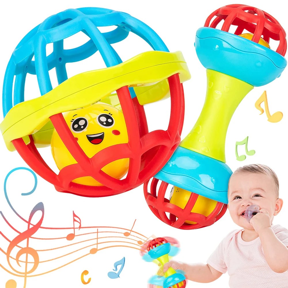 Palla Sonaglio e Maraca Neonato