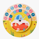 Montessori 12H and 24H Wooden Clock - TimeTeach™