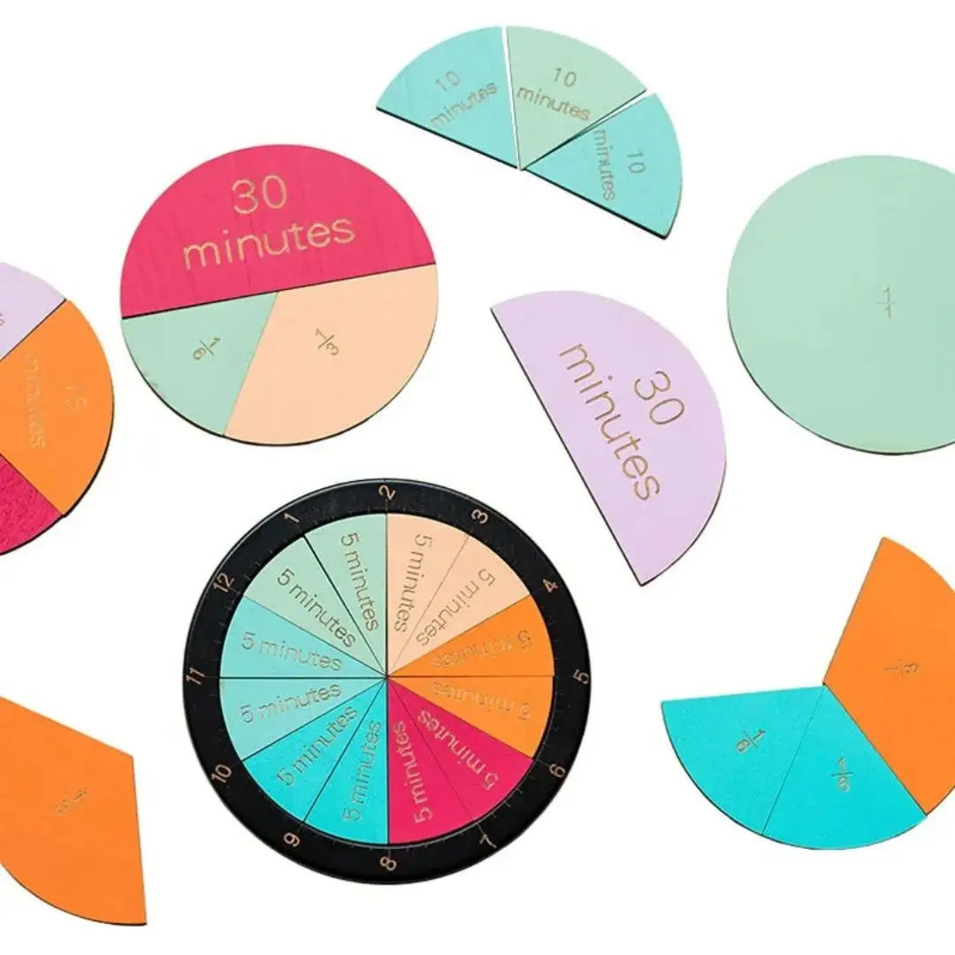 Montessori Clock - Fraction Clock™