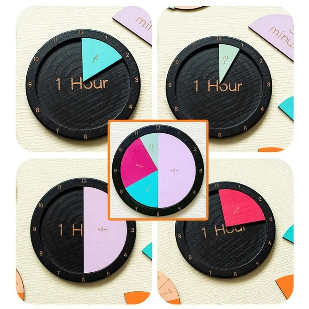 Montessori Clock - Fraction Clock™