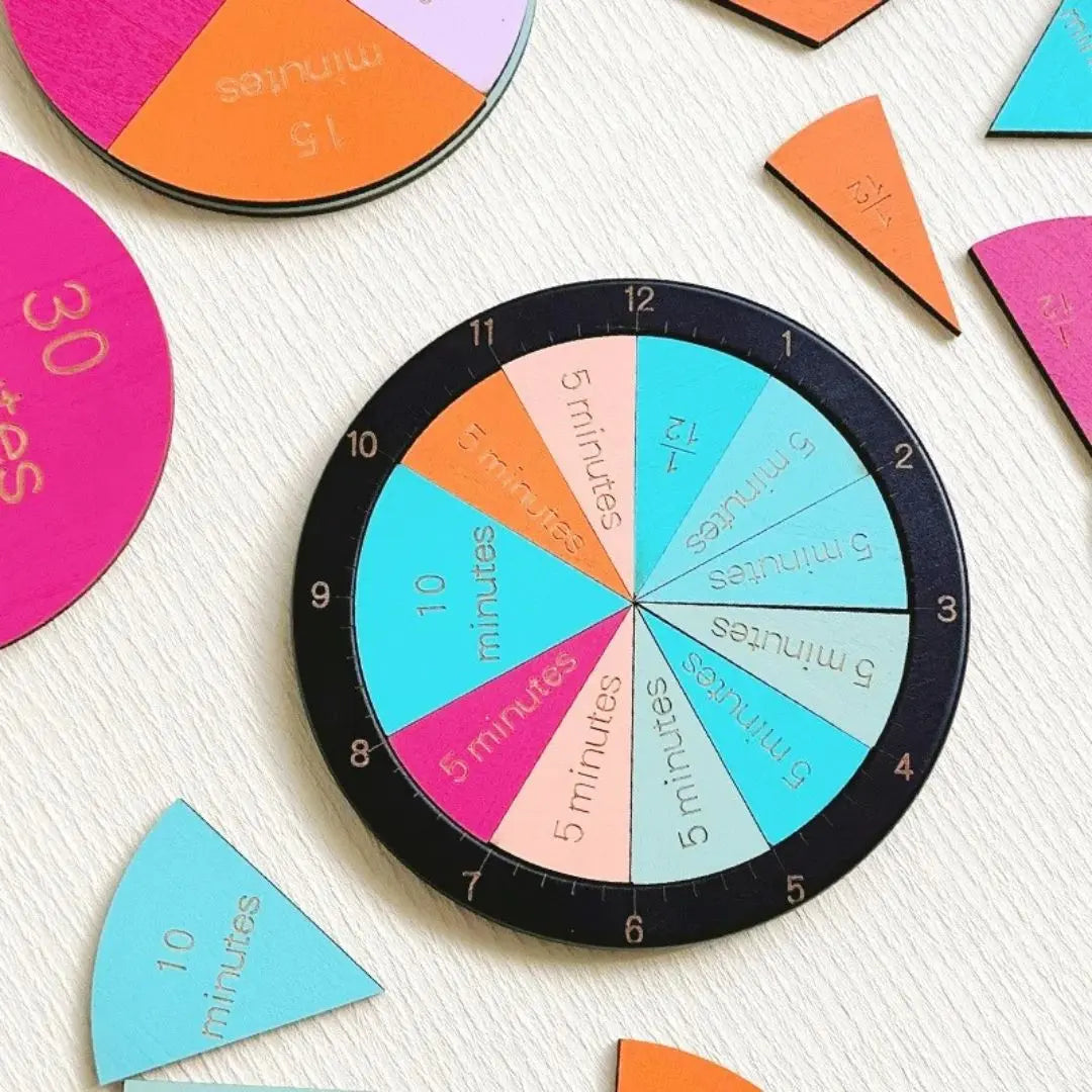 Montessori Clock - Fraction Clock™