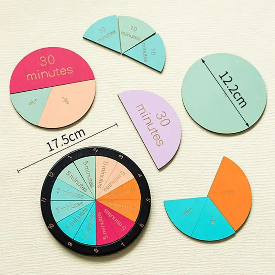 Montessori Clock - Fraction Clock™