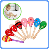 Strumento musicale per bambini - giocattolo in legno colorato - MARACAS