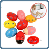 Instrument de musique enfant - jouet en Bois Coloré - OEUFS MARACAS