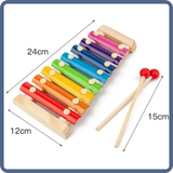Strumento musicale per bambini - giocattolo in legno colorato - XILOFONO