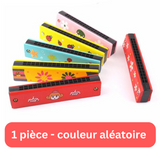 Children's Musical Instrument - Colored Wooden Toy - HARMONICA