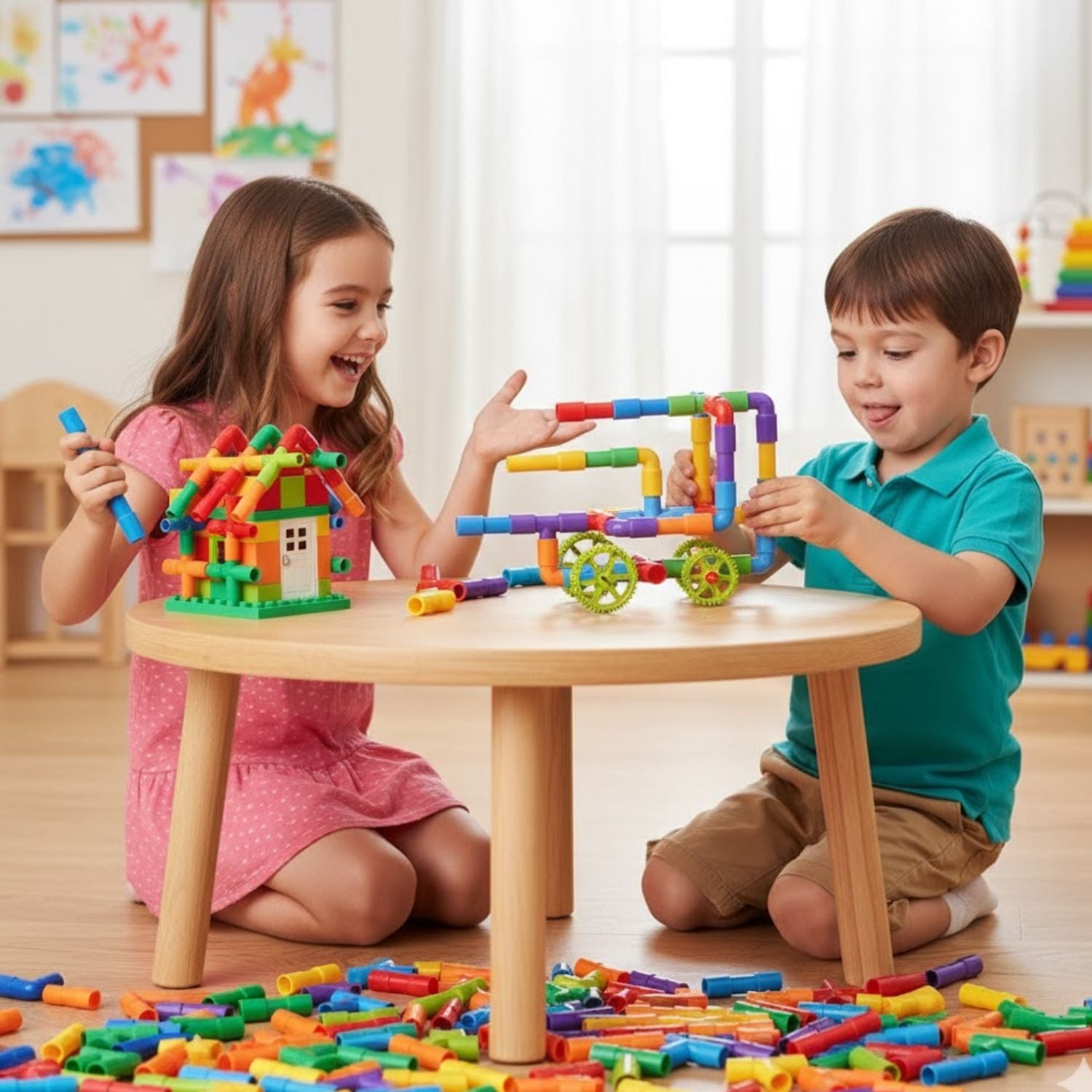 BUILDING TOYS-Tube blocks