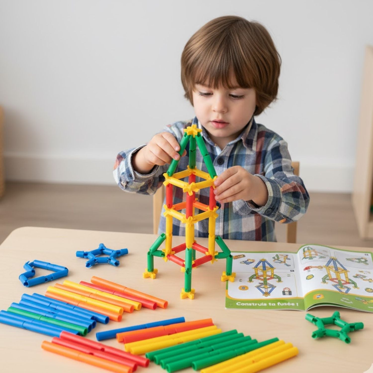 GIOCHI DI COSTRUZIONE-In cannucce