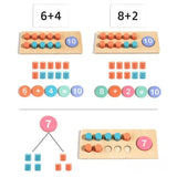 Montessori Wooden Arithmetic Game - Ten Frame Sets™