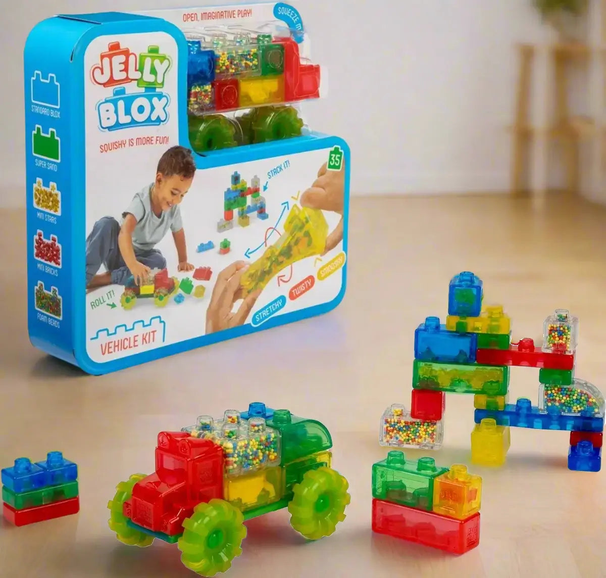 Gioco di Costruzioni in Gelatina | JellyBlox