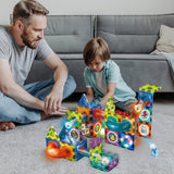 Jeu aimanté de construction avec Circuit à billes | Magnetrix