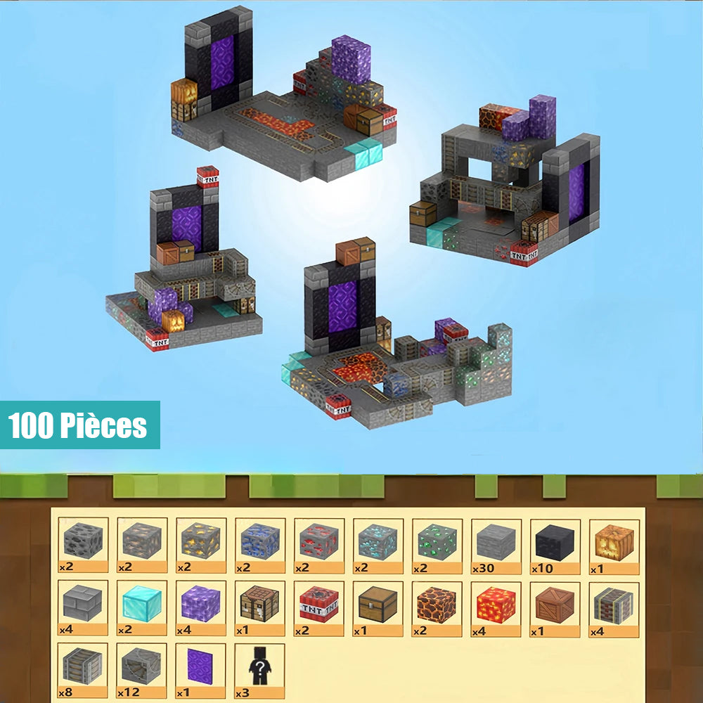 Magnetic Blocks Set | PlayCraft