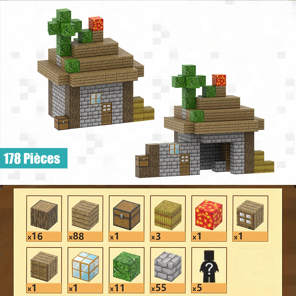 Magnetic Blocks Set | PlayCraft