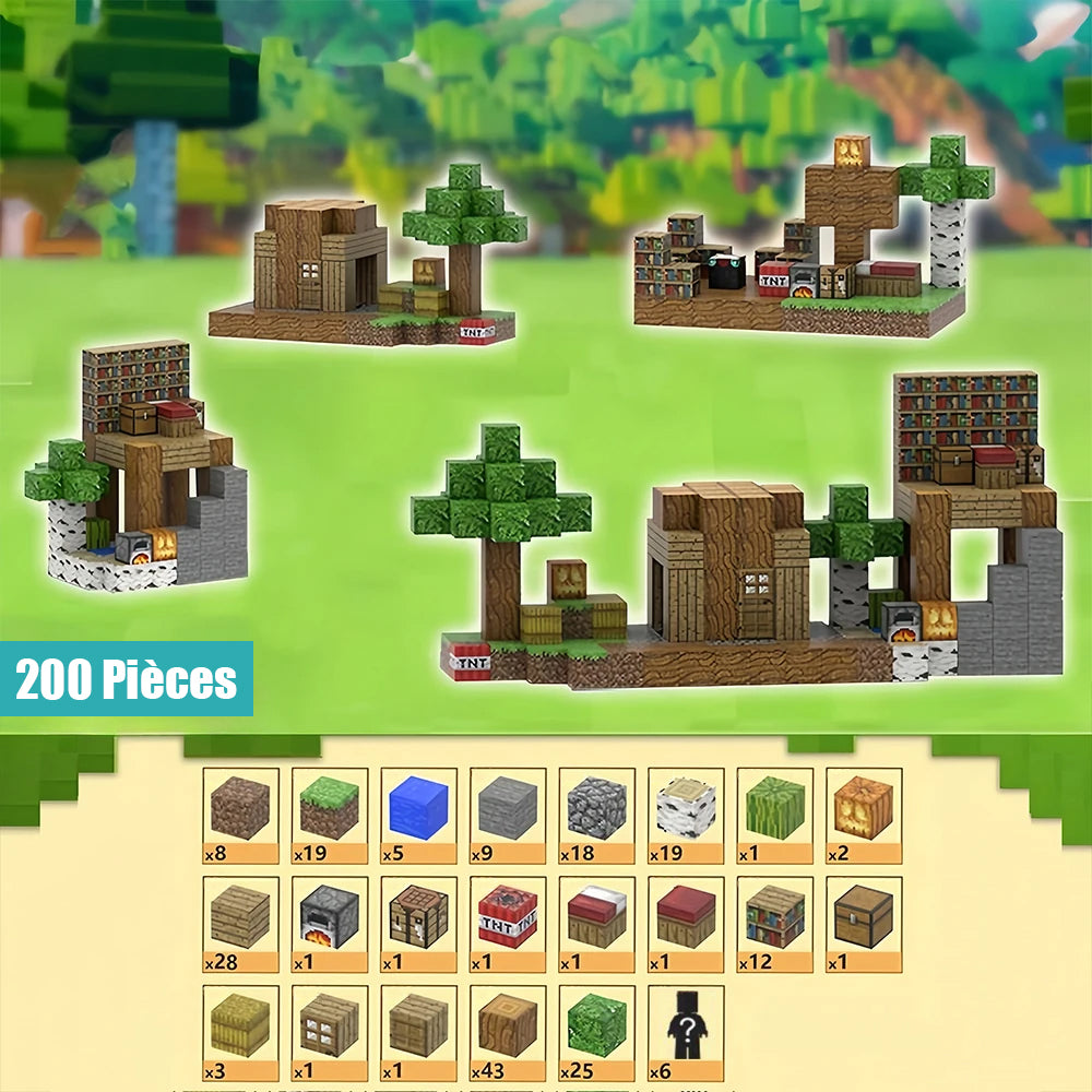 Magnetic Blocks Set | PlayCraft