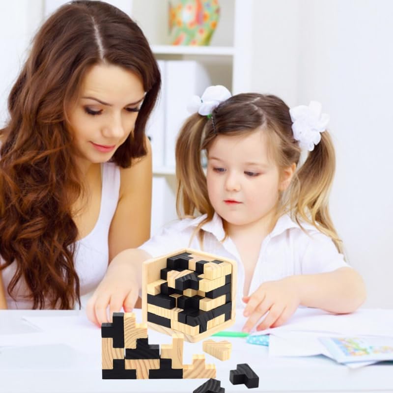 Jeu de construction en bois pour enfants