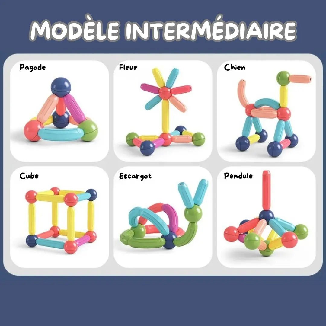 Magnetic building set - Magnetic Sticks™