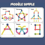 Magnetic building set - Magnetic Sticks™