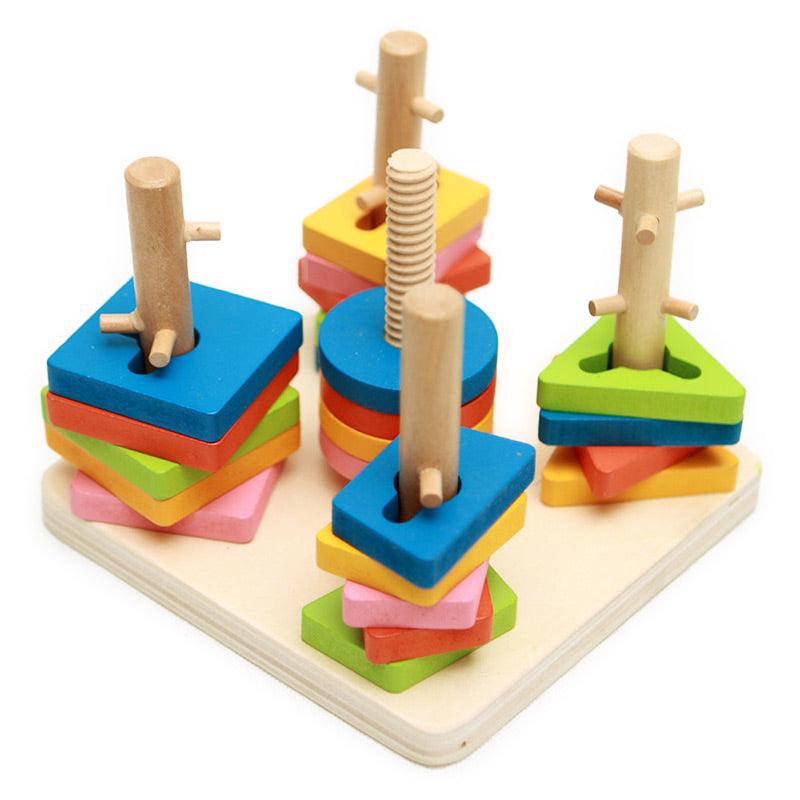 Educational stacking game