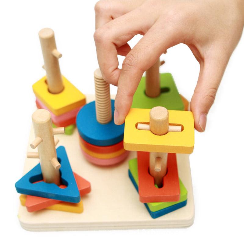 Educational stacking game