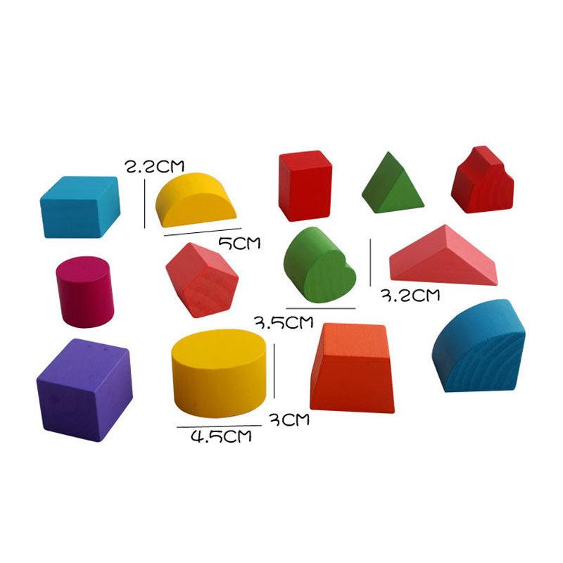 Jouet éducatif cube en bois Montessori