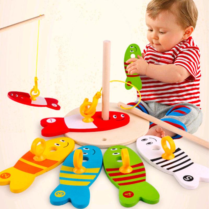 Children's educational fishing toy