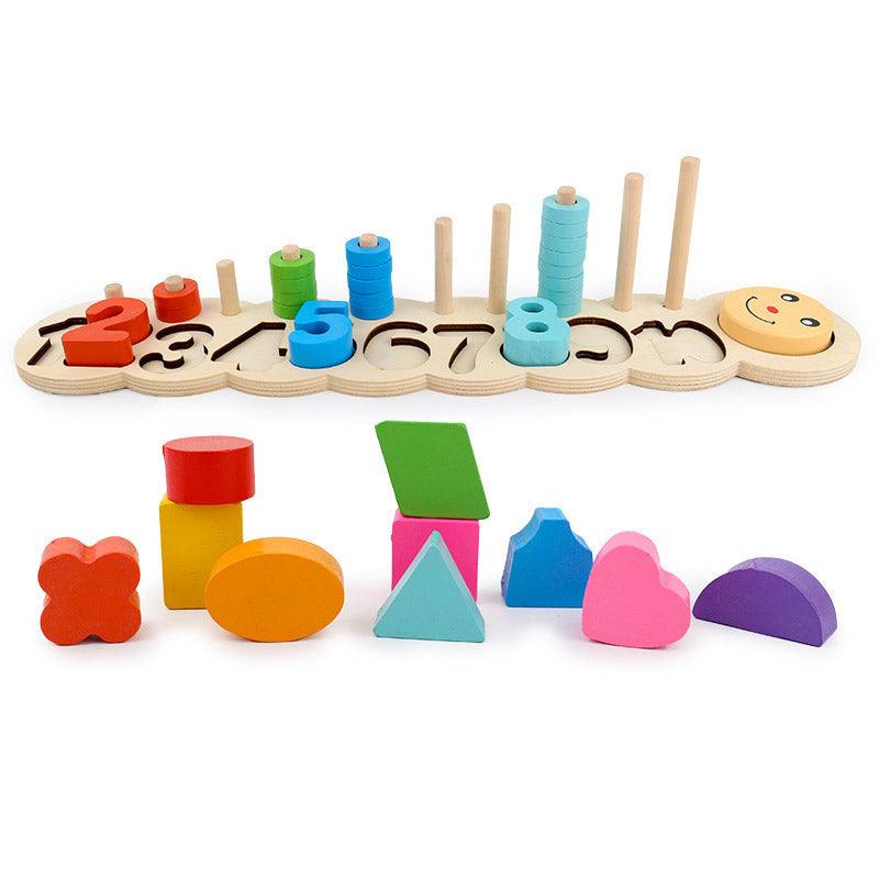 Gioco educativo in legno per logaritmi