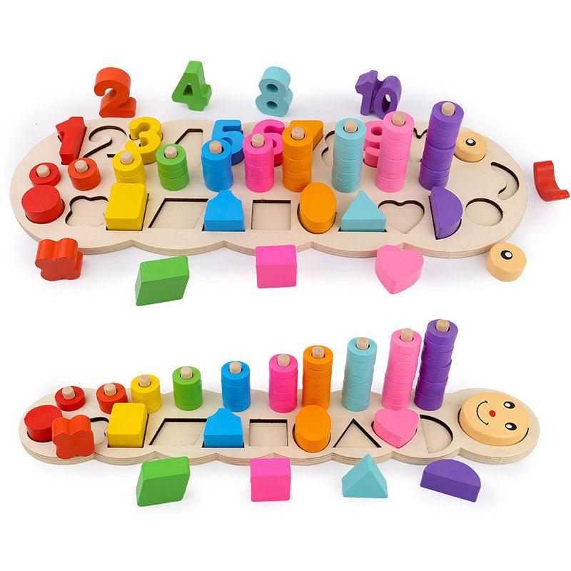 Gioco educativo in legno per logaritmi